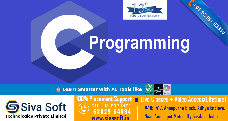 Online C Programming Language Training Course in SR Nagar Hyderabad India